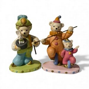 Avon Vintage Collectable Circus Bears Figurines 1993